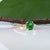 Metal 1.8Ct Tsavorite Garnet Ring With Earth-Mined Diamond Accents: Solid 18k Gold, Size 6.75 For Sale - Image 7 of 9