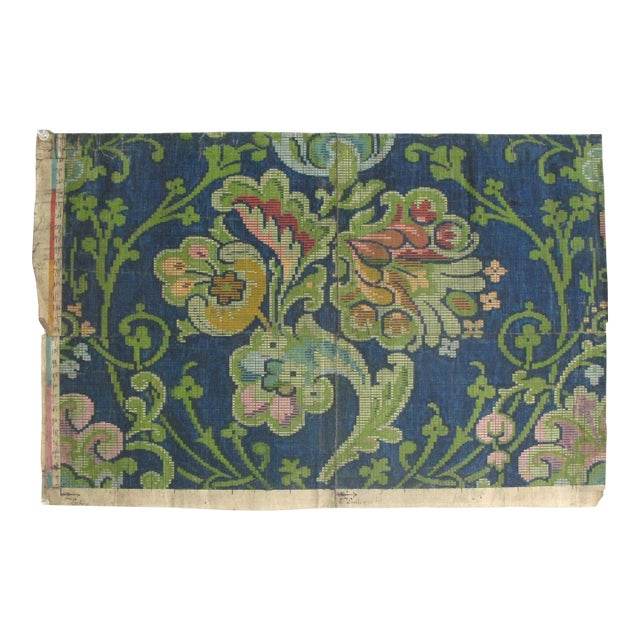 Antique French Textile Design For Sale