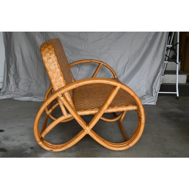 Contemporary 1950s Pretzel Loveseat For Sale - Image 3 of 5
