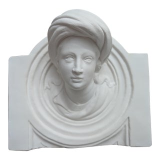 Plaster Cast Head of a Prophet From Ghiberti's Gates of Paradise For Sale