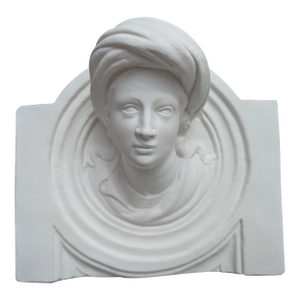 Plaster Cast Head of a Prophet From Ghiberti's Gates of Paradise