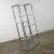 Lovely mid-century modern chrome etagere with 6 glass shelves with Piet Mondrian shelf placement. Beautiful condition,...