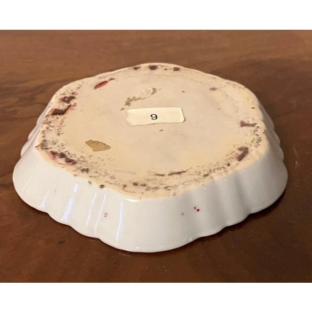 Ceramic 18th Century Chinese Export Porcelain Famille Rose Hexagonal Tea Pot Stand For Sale - Image 7 of 10