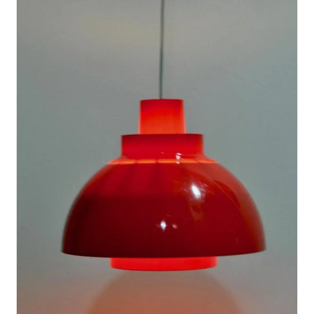 Red Danish Lamp by K. Kewo for Red Solar Nordisk For Sale - Image 8 of 14