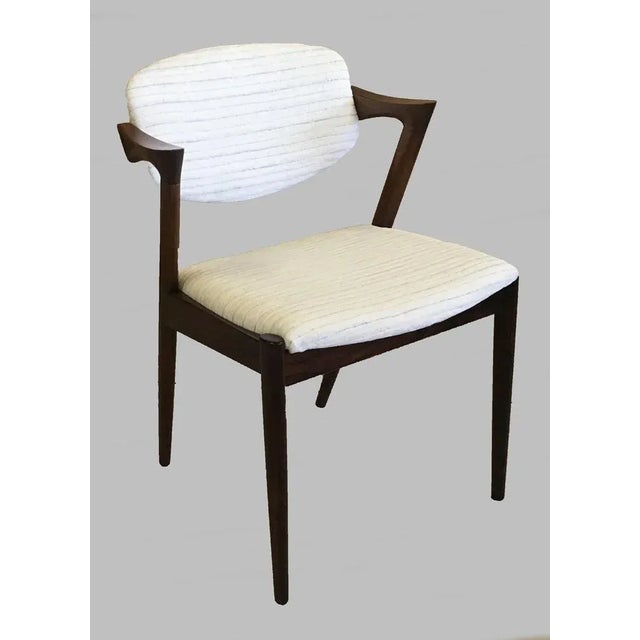 Dining Chairs in Rosewood by Kai Kristiansen for Schou Andersen, Restored with Customizable Reupholstery, 1960s, Set of 4 For Sale - Image 12 of 12