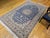 Textile Vintage Persian Nain Area Rug, Hand-Knotted Wool & Silk, Floral Pattern, 6x9, Royal Blue & Ivory For Sale - Image 7 of 16