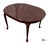 Early 21st Century Vintage Queen Anne Style High Gloss Mahogany Extension Dining Table For Sale - Image 5 of 11