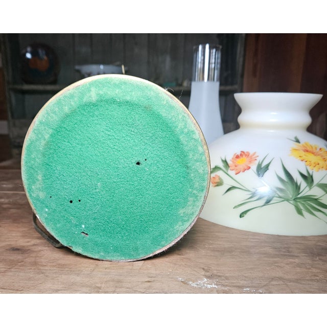 Late 19th Century Bradley and Hubbard Lamp With Original Hand Painted Shade For Sale - Image 17 of 17