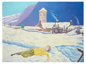 Senza Famiglia (No Family) - Original Oil on Canvas by G. Montesano - 1989 1989