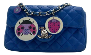 Chanel Extra Mini Royal Blue Classic Bag