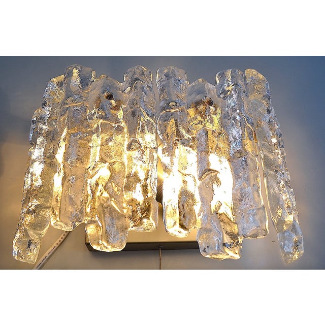 Wall lamp with frosted glass look by J.T. Kalmar Vienna Two E14 sockets per lamp Pull cord switch (can also be installed...
