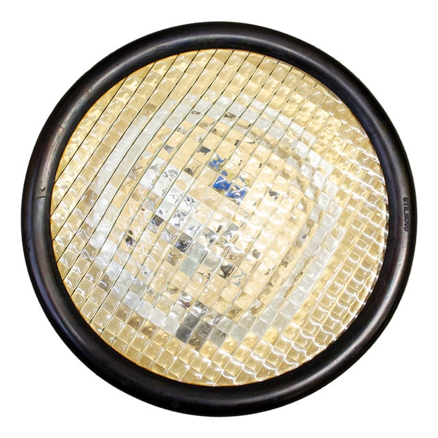 Italian Prismatic Glass Ceiling Light from Stilnovo, 1970s For Sale
