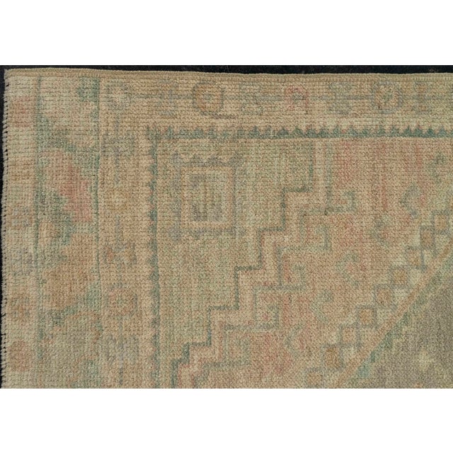 Early 21st Century Turkish Oushak Rug 3'2" x 9'11" #20255 For Sale - Image 5 of 8