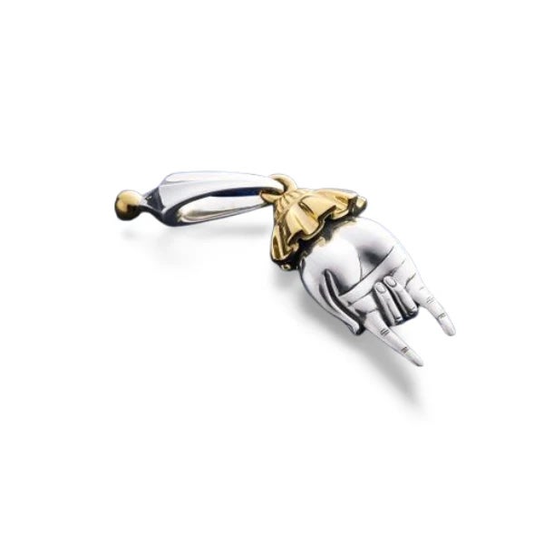 The Protective Hand Slide Pendant is a surreal and artistic creation by the renowned artist Mihail Chemiakin . Handcrafted...