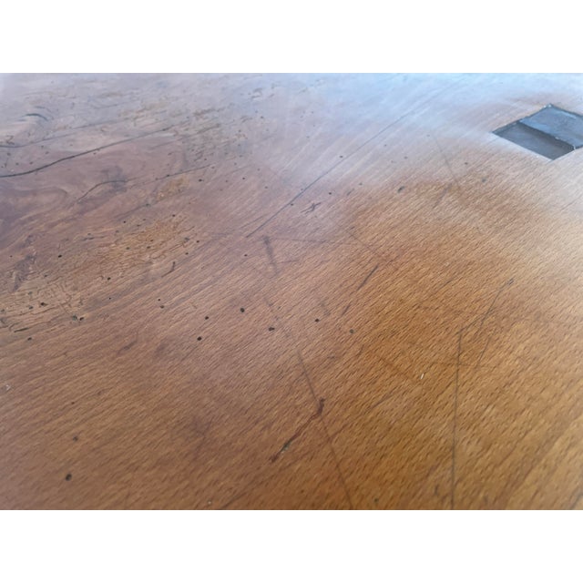 Large Antique Oak Bench For Sale - Image 14 of 18