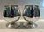 A fabulous pair of Wm. Rogers & Son Silver Plated Brandy Snifters with Footed Base - a great housewarming or wedding gift....