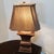 Wood 1980s Bloomingdales Copper Patina Baluster Style Wood Table Lamp For Sale - Image 7 of 9