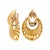 Vintage Cartier 18k Yellow Gold Door Knocker 1.5 Inch Long Lever Back Earrings, A Pair For Sale In New York - Image 6 of 12