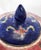 Chinese Mid-20th Century Chinese Famille Rose Cobalt Blue Ground Lidded Ginger Jar For Sale - Image 3 of 5