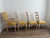 Light Yellow Century Furniture French Country Ladderback Dining Chairs, Set of 8 (2 Arm + 6 Side) For Sale - Image 8 of 15