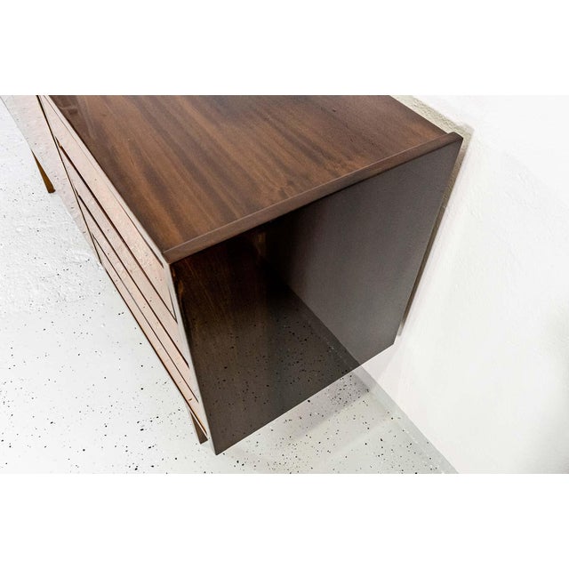 Mid-Century Modern Walnut Sideboard by S. Albracht, Poland, 1972 For Sale - Image 9 of 18