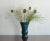 Nice flared vase produced in the 1970s in Accolay. This vase in very good condition is in black and blue ceramic. Diameter...