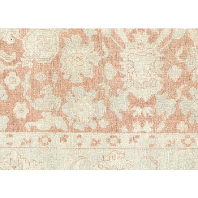 This exceptional Sultanabad rug originates from Egypt's storied weaving tradition, crafted in the Nile delta region using...