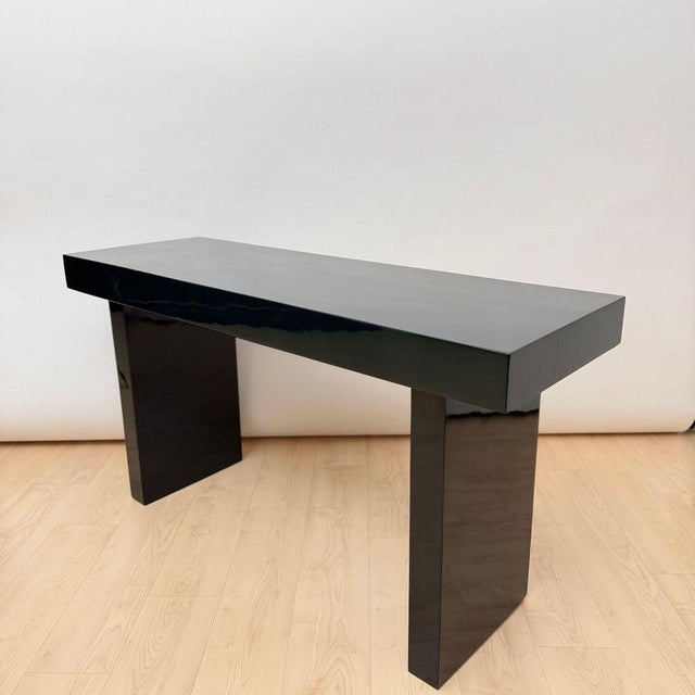 Italian Design Console in Green Lacquer, Walnut & Chrome, Italy, 1970 For Sale - Image 12 of 18