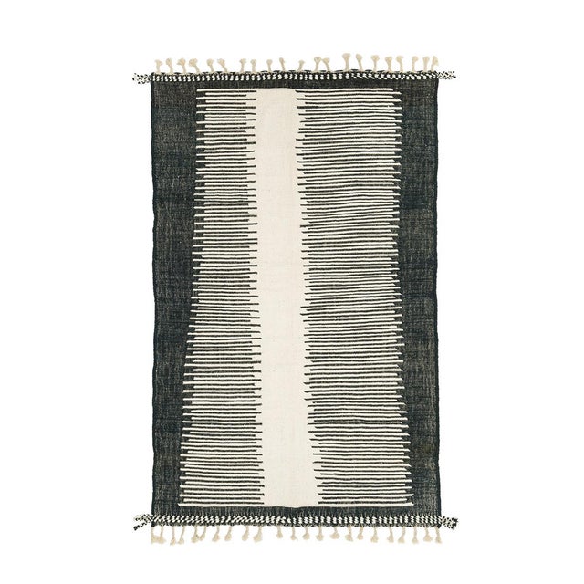 Moroccan Flatweave Wool Rug by Azele Studio For Sale - Image 9 of 9