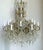 Vintage Regency Crystal Swag Chandelier For Sale In West Palm - Image 6 of 7
