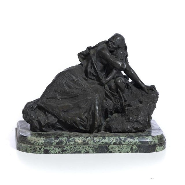 Alves de Sousa, Rescue of Luisa Todi, Bronze For Sale - Image 6 of 6