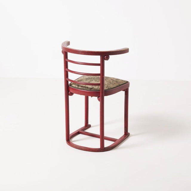 Brown Antique Model 728 Fledermaus Chair by Josef Hoffmann for Thonet Mundus, 1910s For Sale - Image 8 of 14