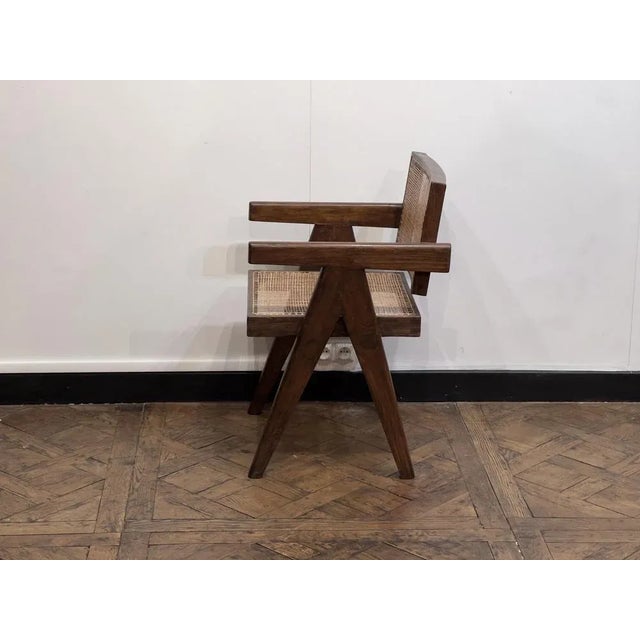 1950s Office Chair by Pierre Jeanneret, 1955 For Sale - Image 5 of 13
