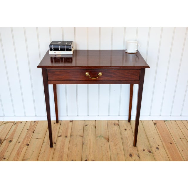 Antique Early 19th Century Georgian Mahogany Side Table, 1810s For Sale - Image 3 of 18