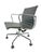 2000 - 2009 2009 Herman Miller Eames Aluminum Group Management Chair in Pebble Gray Leather For Sale - Image 5 of 7