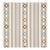 Sample - Schumacher Rhodes Stripe Fabric in Neutral For Sale