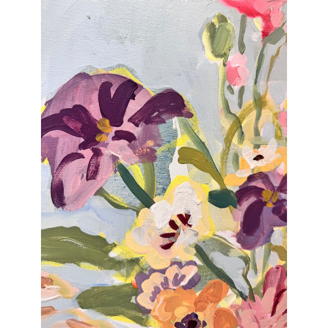 2020s Floral Bouquet Painting For Sale - Image 5 of 13