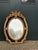 1980 French Artisan Louis XVI Gold Wood Wall Mirror For Sale - Image 6 of 18