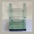 Curved Green Glass Bar Cart by Fiam, Italy, 1980s For Sale - Image 4 of 18