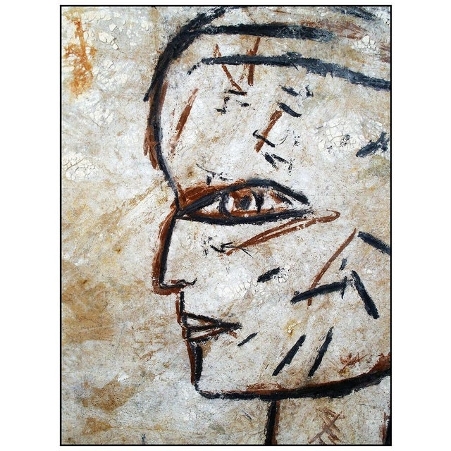 Expressionism Late 20th Century The Mummy Painting, Jamali For Sale - Image 3 of 5