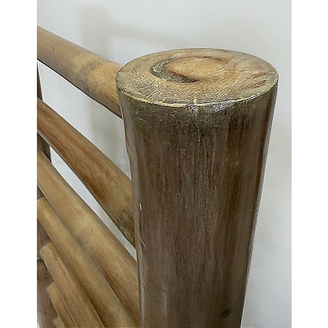 Vintage Organic Modern Overscale Ladderback Chair Antonio, Budji Layug ...