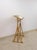 Wood Vintage Rattan Wicker Easel Podium Art Stand Coastal Boho Hollywood Regency For Sale - Image 7 of 13