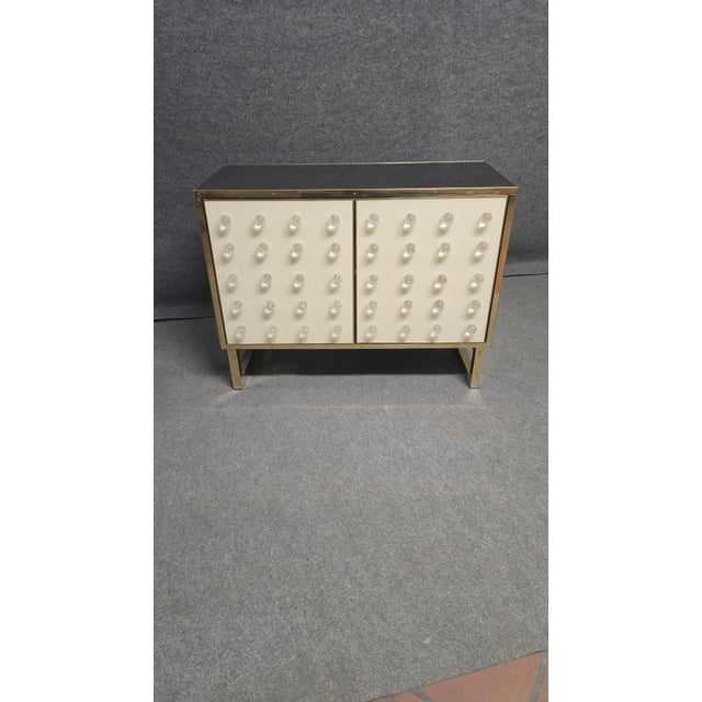 White and Black Cabinet in Murano Glass from Justfurnituress SRL For Sale - Image 12 of 16