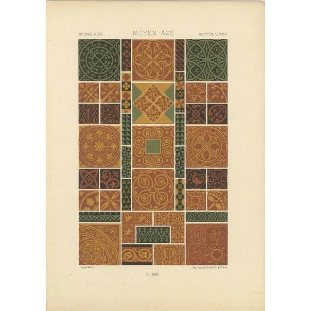 Firmin-Didot after Albert Racinet, XLVI of L’Ornement Polychrome, 1869, Paper For Sale - Image 10 of 10