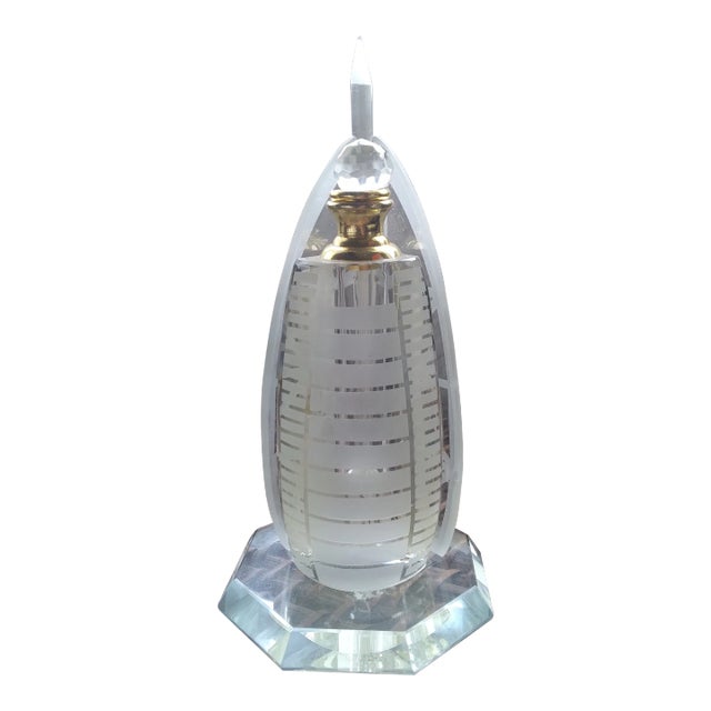1990s Buri Al Arab Hotel-Dubai Crystal Perfume Bottle For Sale