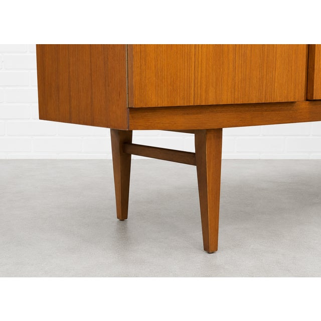 Mid Century Modern Long Teak Sideboard by Elliots of Newbury, Made in England, C. 1960’s For Sale - Image 14 of 17
