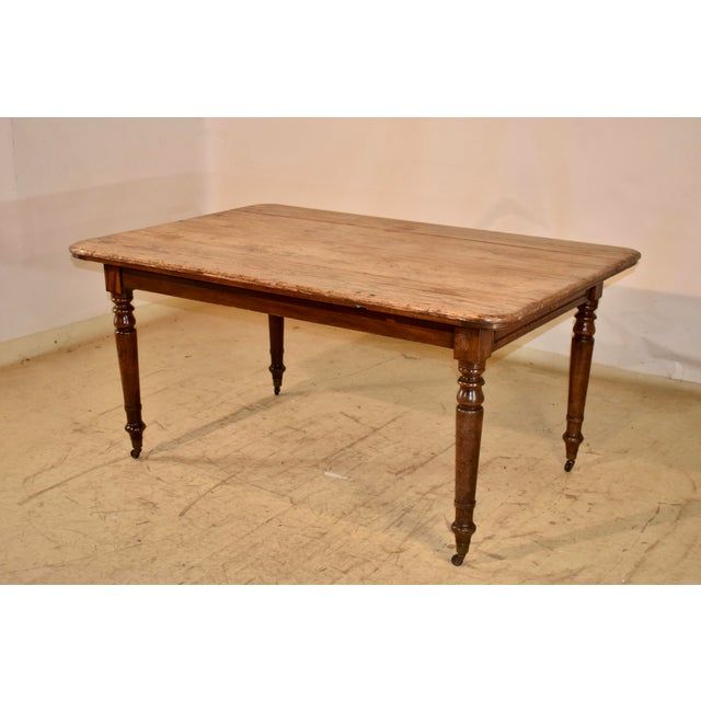 French Country 19th Century French Farm Table For Sale - Image 3 of 10