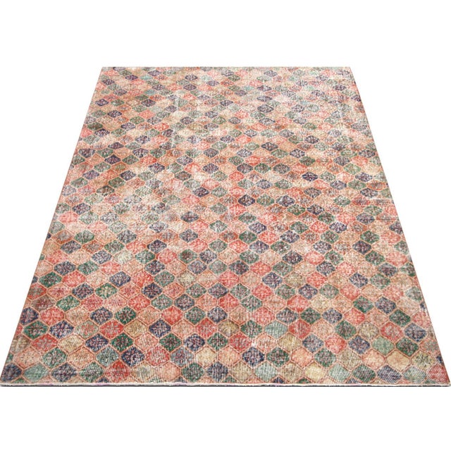 1960s 1960s Turkish Mid-Century-Modern Rug For Sale - Image 5 of 5