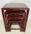 Vintage Hand Carved Asian Style Mahogany Nest of Tables. For Sale - Image 11 of 13