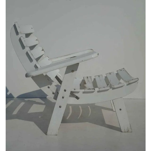 White laquered wood maximum deep: 75 cm This piece has an attribution mark, I am sure that it is completely authentic and...